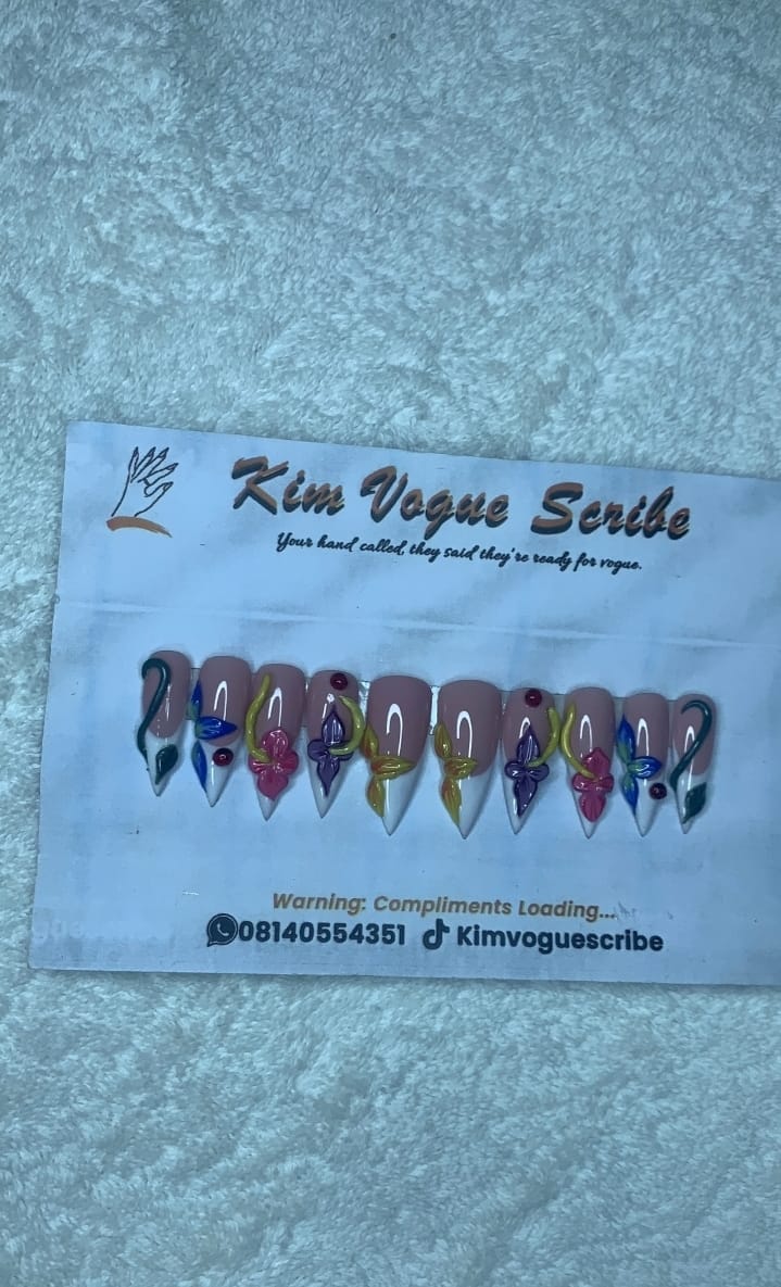Press-On nail art